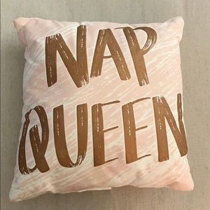 Nap Queen Throw Pillow